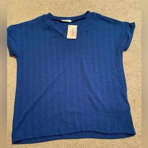 Textured Short Sleeve Dolman